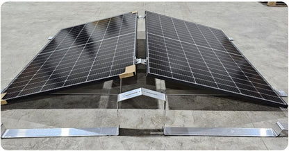 Sistem de montaj din aluminiu pentru acoperiș plat 15°/30 °