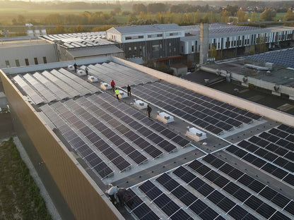 Sistem de montaj din aluminiu pentru acoperiș plat 15°/30 °